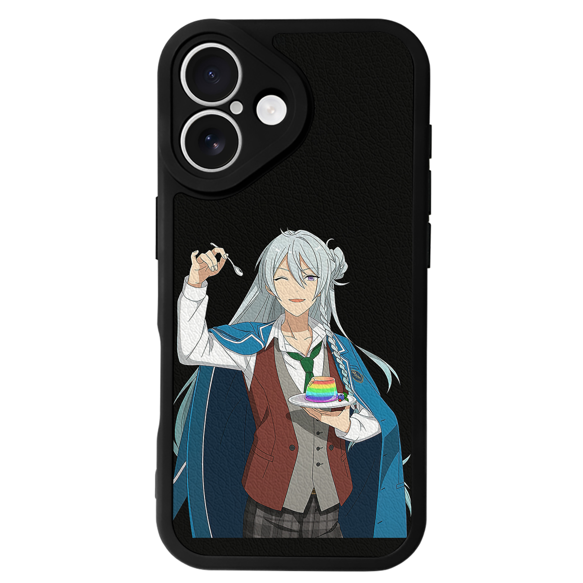 （画像用） あんさんぶるスターズ! Ensemble Stars 【iPhone 16シリーズ対応】シリコンスマホケース（レザー調） 材質：シリコン